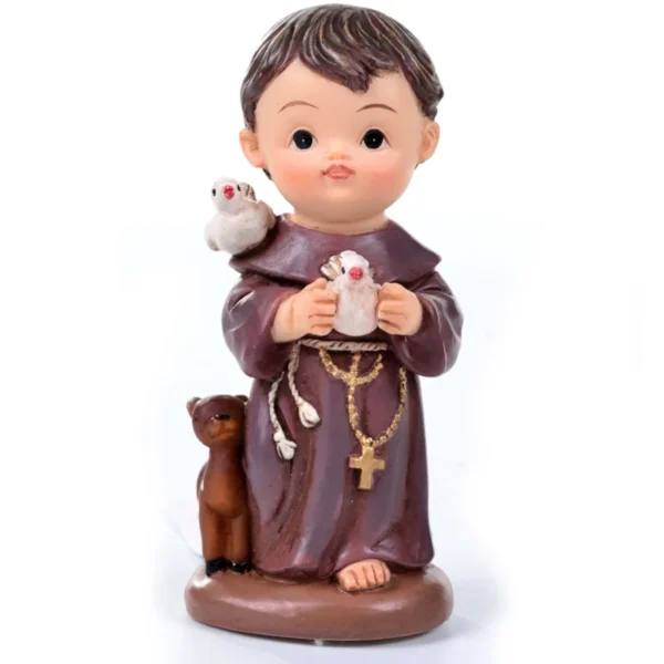 Imagem Religiosa São Francisco Infantil - 10 cm